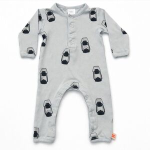 Tinycottons Pima Cotton Lantern Print Baby Romper Sleeper One Piece Size 3-6M